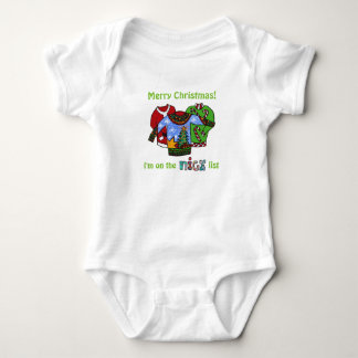 On the nice list baby bodysuit