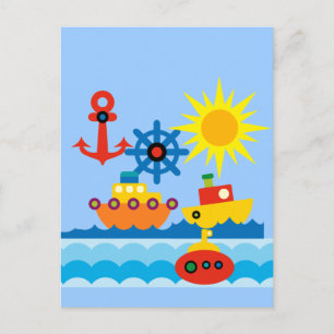 On the Ocean Postcard