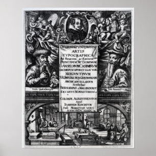 'On the Origin and History of Typography' Poster