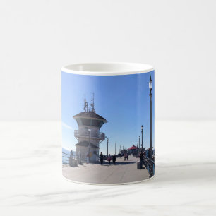 On the Pier, Huntington Beach, California Coffee Mug