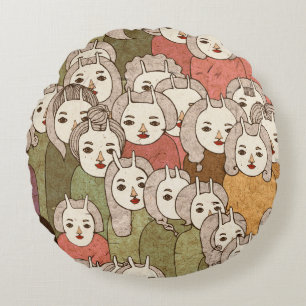 On the platform 2012 round cushion