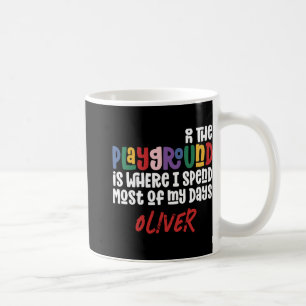 On The Playground Tygraphy Modern Teacher Gift Coffee Mug