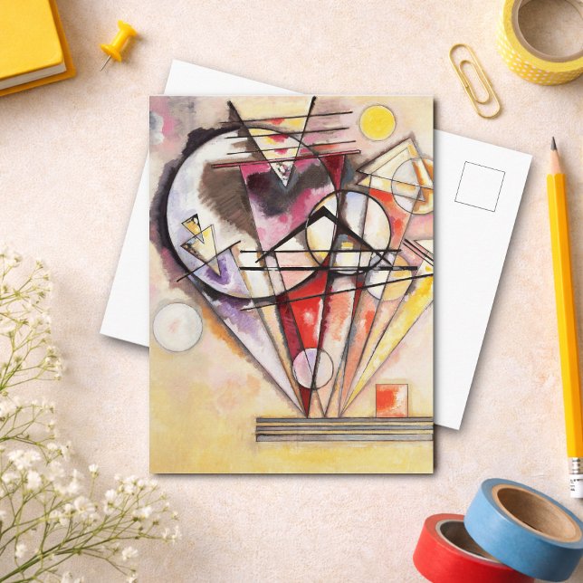 On the Points by Wassily Kandinsky Postcard (Creator Uploaded)