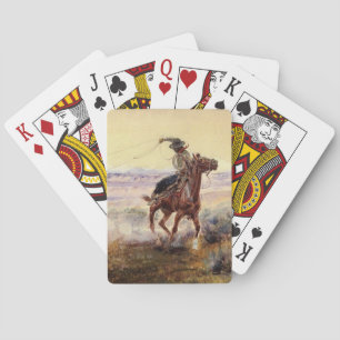 “On the Pond” by Charles M Russell Playing Cards