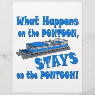 On the pontoon