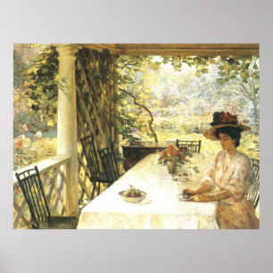 On the Porch Poster