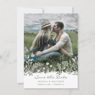 On the Prairie Save the Date Photo Card