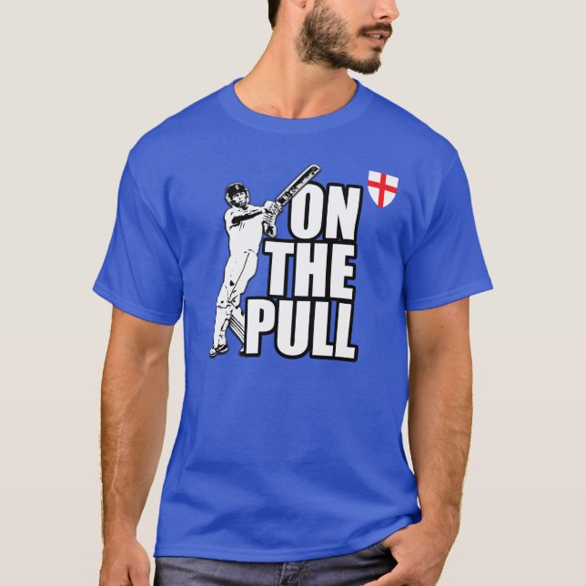 On the pull cricket T-Shirt (Front)