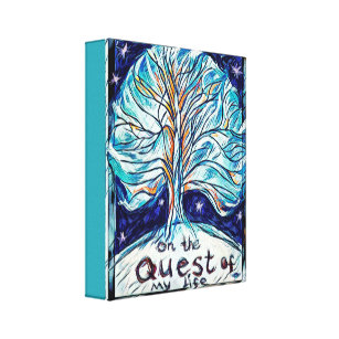On the Quest of My Life, Tree of Life Canvas Print