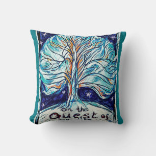 On the Quest of My Life - Tree - Stars. Cushion
