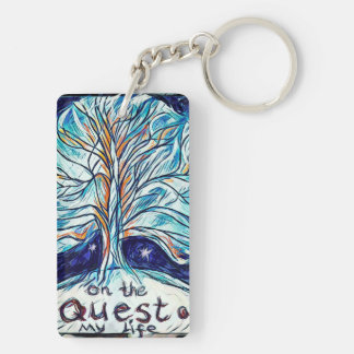 On the Quest of My Life - Tree - Stars Key Ring