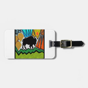 On the range luggage tag