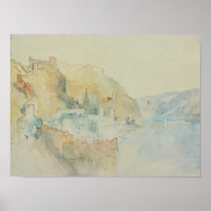 On The Rhine Poster