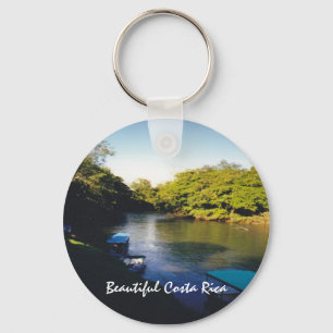 On the River in Beautiful Costa Rica Key Ring