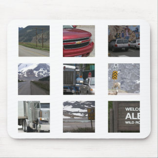 On the road again mouse mat