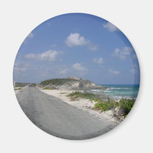 On the Road - Cozumel, Mexico Magnet