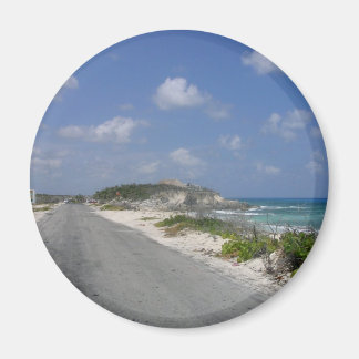 On the Road - Cozumel, Mexico Magnet