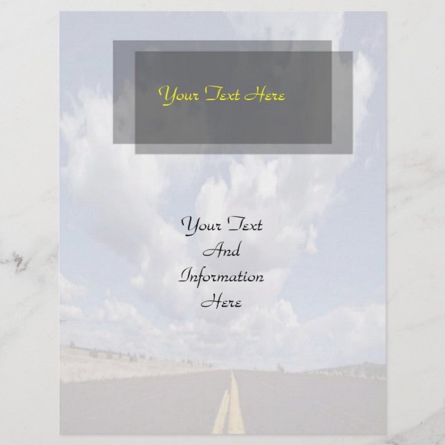 On The Road Flyer (Front)