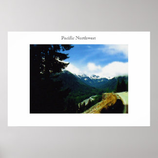 On the Road Pacific Northwest Poster
