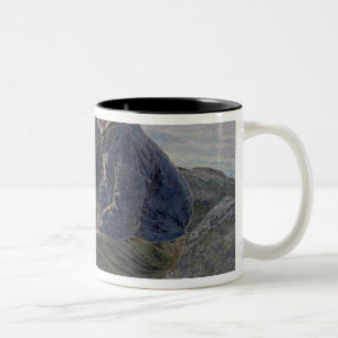On the Rocks at Fiskebackskil, 1905-6 Two-Tone Coffee Mug