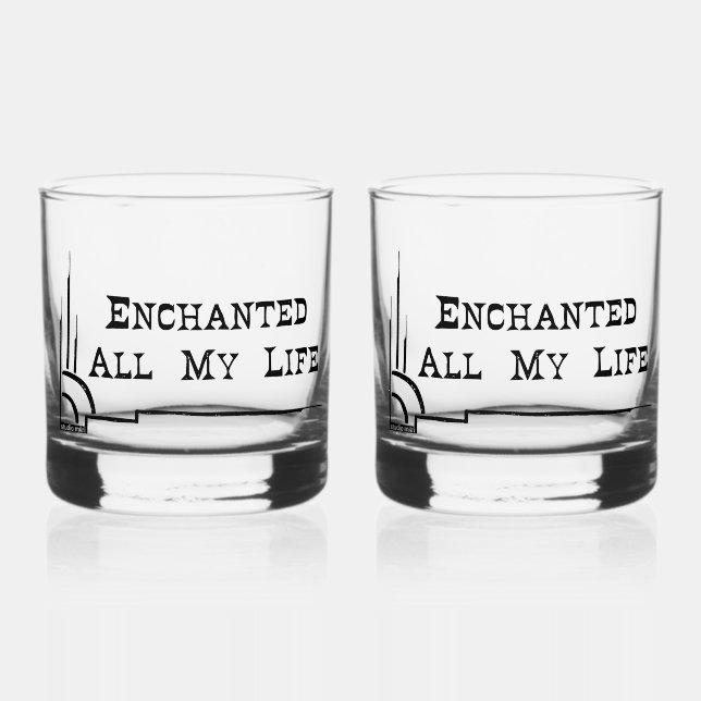 ON THE ROCKS GLASSES - Enchanted All My Life (Front)