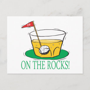 On The Rocks Postcard