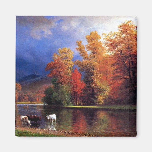 On the Saco, painting by Albert Bierstadt Magnet (Front)