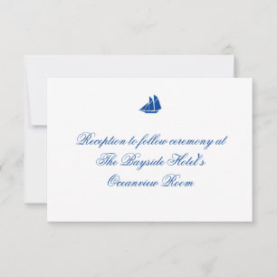 "On the Sea" Reception Cards