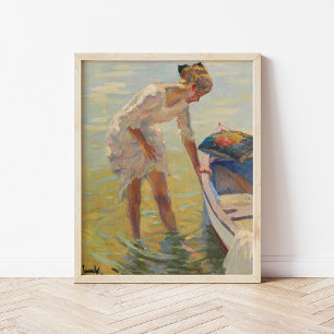 On the Shore Edward Cucuel Poster