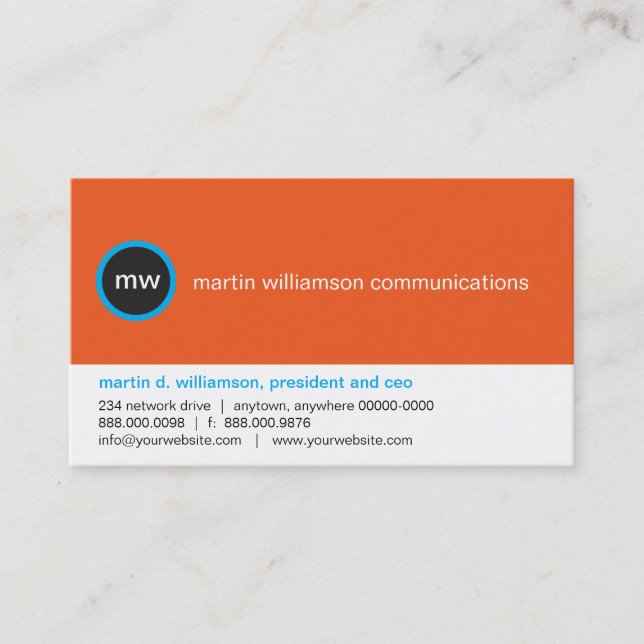 On the Spot Business Card (Front)