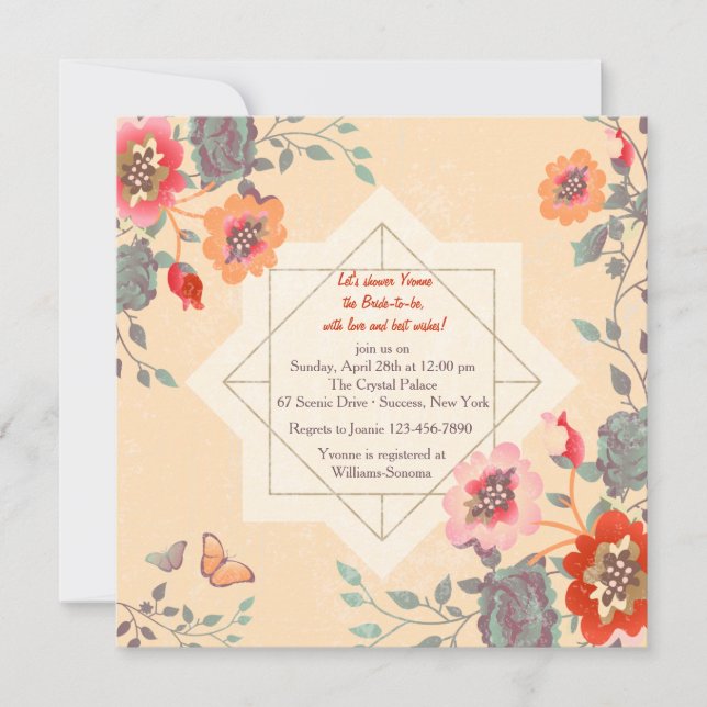 On The Square Invitation (Front)