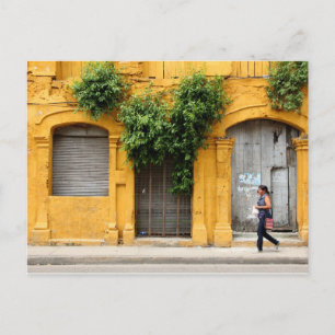 On the Street, Cartagena, Colombia Postcard