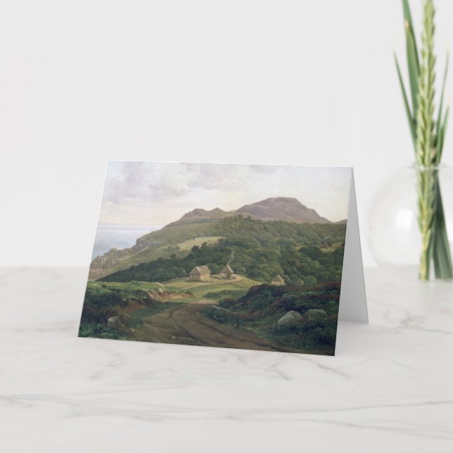 On the Swedish Coast, 1828 Card (Front)