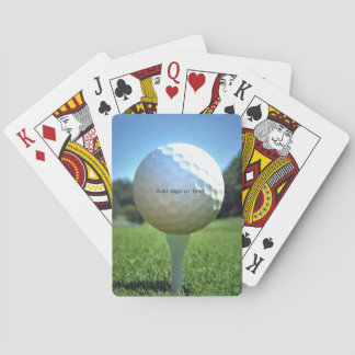 On the Tee Golf Playing Cards
