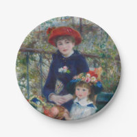 On the Terrace, Impressionist Portrait, Renoir