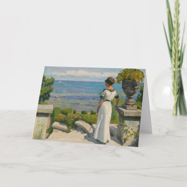 On the Terrace | Paul Fischer Card (Front)