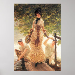 On the Thames by James Tissot Poster