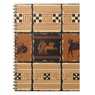 on the theme of Ancient Greece in form of a set o Notebook