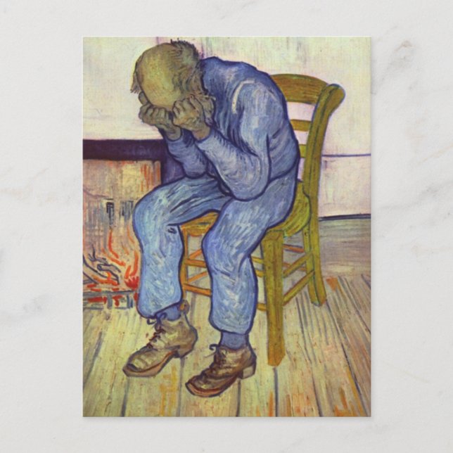 On the Threshold of Eternity - Vincent Van Gogh Postcard (Front)