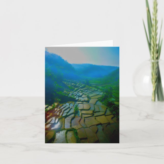 On the Train to Bandung Card (Front)