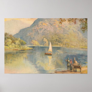 On the Upper Lake, Killarney Poster