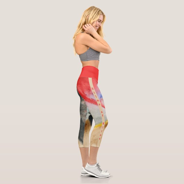 On the Viewing of Flowers and Trees, 1922 by Hilma Capri Leggings (Right)