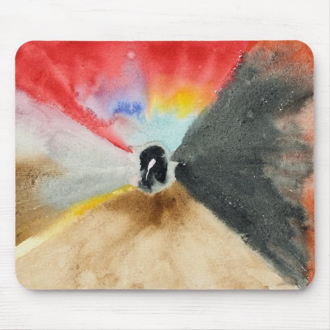 On the Viewing of Flowers and Trees, 1922 by Hilma Mouse Mat (Front)