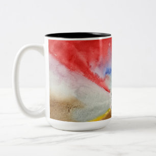 On the Viewing of Flowers and Trees, 1922 by Hilma Two-Tone Coffee Mug