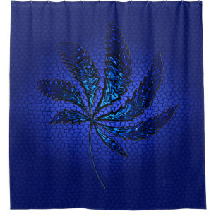 On the wall....... shower curtain