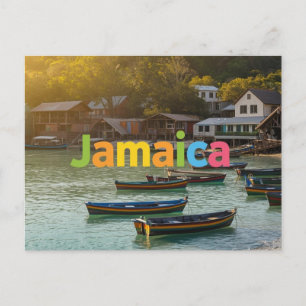 On the water in jamaica postcard