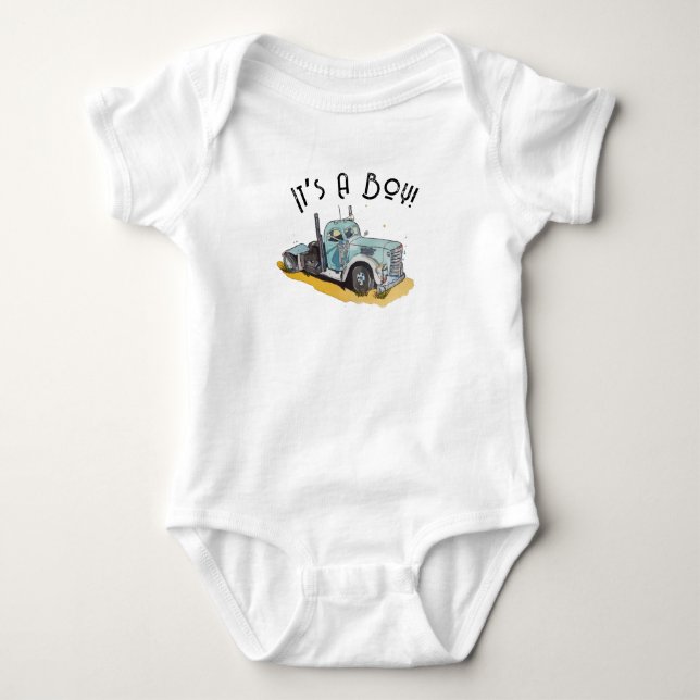 On the Way Baby Bodysuit (Front)