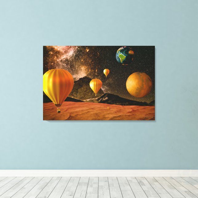 On the Way Canvas Print (Insitu(Wood Floor))