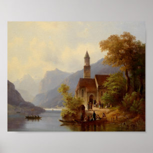 On the Way to Sunday Mass Poster