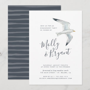 On the Wing   Engagement Party Invitation